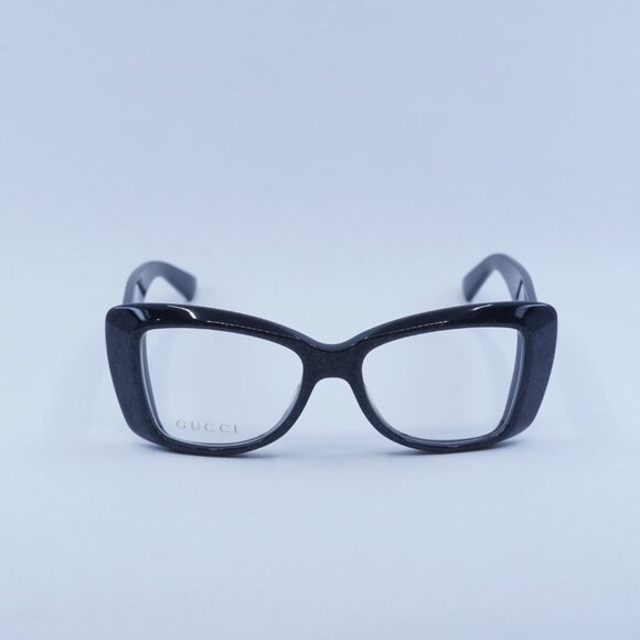 🕶️ New Gucci GG1697O 003 Eyeglasses - Dark Night Cosmic Glitter Frame - Picture 2 of 11